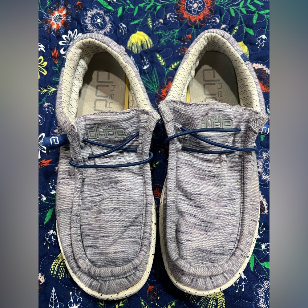 Hey Dude Wally style shoes in good used condition.  See pics for details.